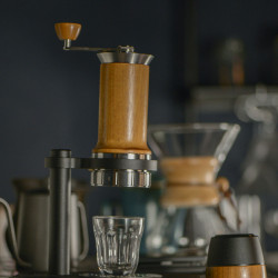 ARAM coffee + Ständer  + Manometer (yellow)