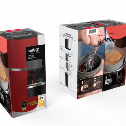 Kaffeemaschine Cafflano Klassic - rot