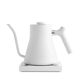 Fellow Ode + Stagg EKG weiß | Elektrische Kaffeemühle + Gooseneck Wasserkocher