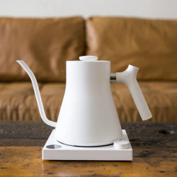 Fellow Ode + Stagg EKG weiß | Elektrische Kaffeemühle + Gooseneck Wasserkocher