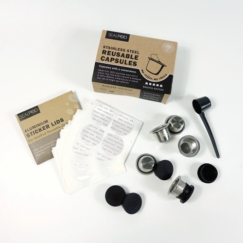 nespresso edelstahl kapsel