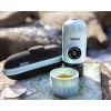 Mobile Kaffeemaschine Wacaco Nanopresso (blau) + harte Kapsel